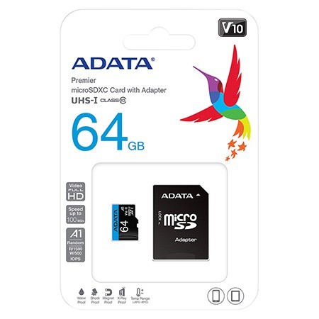 micro sdxc clasa 10 64gb adata - imagine 4